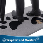 Buganda Dog Door Mat for Muddy Paws, Absorbent Dirt Trapper Washable Indoor - Image 3