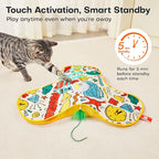 Potaroma Interactive Cat Feather Toys, Hide and Seek Concealed Moving Feather - Image 4