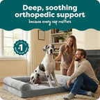 Furhaven Orthopedic Dog Bed for Large Dogs w/ Removable Bolsters & Washable - Image 2