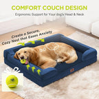 Orthopedic Dog Beds for Large Medium Dogs, Big Waterproof Memory Foam Pet Couch - Image 7