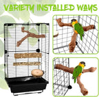 8PCS Natural Grape Wood Bird Perch Set - Image 6