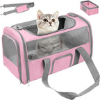 Soft - Sided Pet Carrier for Cats and Small Dogs, Airline - Approved, Foldable by Unknown