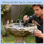 2 Pcs Bird Bath Brush Black Hard Bristle Cleaning Brush - Image 7