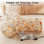 Tempcore Pet Cat Tunnel Tube Cat Toys 3 Way Collapsible, Cat Tunnels - Image 3