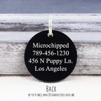 Ultra Joys Stainless Steel Pet ID Tag Dog Name Tags Personalized Front & Back - Image 3