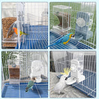 No Mess Bird Feeder Water Dispenser Set, Parakeet Cage Accessories, Bird Feeder - Image 3