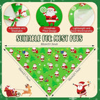 Weewooday 50 Pcs Christmas Bandanas - Image 3