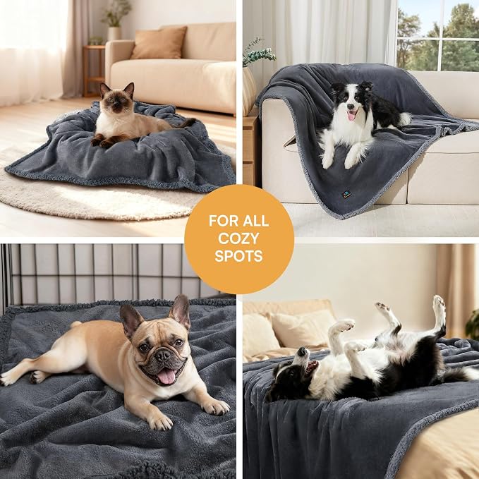 Luciphia Waterproof Pet Blankets, Liquid Pee Proof Dog Blanket - Image 6