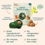 WOOF Pupsicle Refill Pops, Delicious Long Lasting Dog Treats, Pre-Made Pupsicle - Image 3