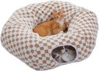 PEQULTI Cat Tunnel with Cat Bed by PEQULTI