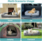 Faux Rabbit Fur Orthopedic Dog Bed, Dog Bed - Image 7