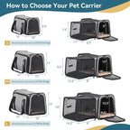Petsfit Cat Carrier Airline Approved, Pet Privacy Protection, Fit - Image 2