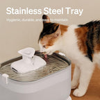 PETLIBRO Cat Water Fountain, Cat Fountain Indoor Stainless Steel Tray, - Image 2