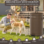 PAWZIDEA Dog Poop Trash Can Outside Odor Control, 3.1Gallon Pet Waste Trash Can - Image 6