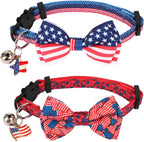 ADOGGYGO American Flag Cat Collars by ADOGGYGO