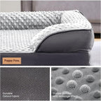 Dog Bed for Small and Medium Dogs & Cats, Waterproof Lining for Indoor Outdoor - Image 5