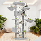 Cat Tree for Large Cats, 78.7" Tall Cat Tower for Indoor Cats Multiple Cats - Image 6