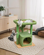 SYANDLVY 27" Cactus Cat Tree for Indoor Cats, Modern Kitten Condo - Image 7