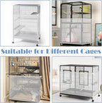 Large Bird Cage Seed Catcher, 31 x 118 inches Adjustable Large Bird Cage Cover - Image 5