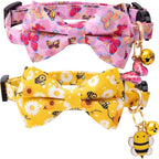 Faygarsle 2 Pack Breakaway Bowtie Cat Collar by Faygarsle
