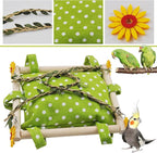 Bird Toy Climbing Hammock Nest Hanging Bird Bed - Image 3