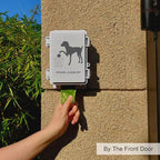 Dog Poop Bag Holder Outdoor Wall Mounted Doggie Poop Bags Storage Dispenser - Image 2