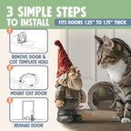 Gnome® Door Cat Door for Interior Doors - Image 4