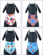 PET SHOW 50 Pack 4th of July Dog Bandanas Bulk Washable American Flag Dog - Image 5