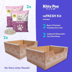Kitty Poo Club Leakproof Disposable 2-Pack Cat Litter Box - Image 2