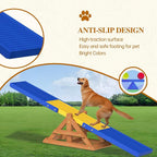 95" Wooden Dog Seesaw, Dogs Agility Course Backyard Set - Image 5