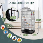 ZENY 39-inch Roof Top Large Flight Parrot Bird Cage - Image 5