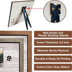Customized Dog Picture Frames Pet Memorial Gifts Loss Dog Cat Grieving Picture - Image 5