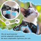 Cat Harness and Leash for Walking, Cat Car Harness, Escape Proof Soft - Image 2