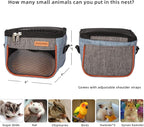 Sugar Glider Carrier Bag, Transparent Breathable Travel Bag - Image 3