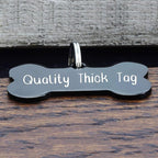Ultra Joys Personalized Stainless Steel Bone Pet ID Tags - Image 5