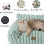 Bedsure ComfyFleece™ Cute Cat Couch - Image 5