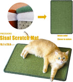 Cat Scratcher Mat, 23.6x15.7inch Natural Sisal Cat Scratchers - Image 4