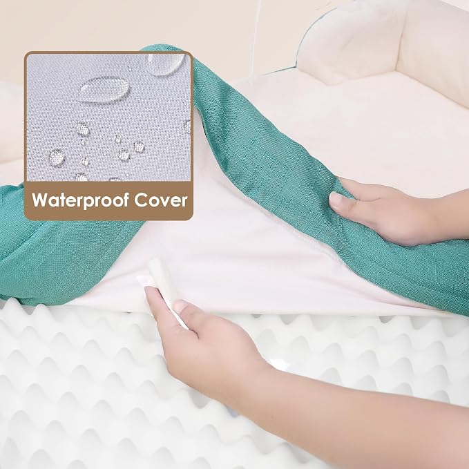 EHEYCIGA Orthopedic Dog Beds for Large Dogs, Waterproof Memory Foam Large Dog - Image 3