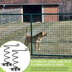 2 Pcs Automatic Chain Link Self Closing Gate Closer - Image 5