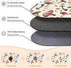 Large Pet Feeding Mat – 28''x17'' Absorbent Dog Mat - Image 2