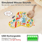 Potaroma Interactive Cat Feather Toys, Hide and Seek Concealed Moving Feather - Image 5