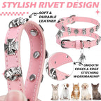 EXPAWLORER Cat Collar for Girl Boy Cats- Adjustable Leather Pet Collar - Image 4