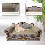 Luxury Cardboard Cat Scratcher Sofa Bed, Couch Shaped Cat Scratching Board - Image 4