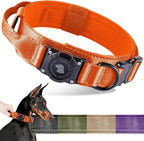 2026 Upgrade Waterproof AirTag Dog Collar, Military Tactical Dog Collar by ODOKELE