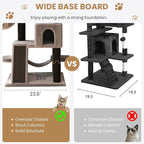 SHA CERLIN 65in Larger Cat Tree Tower Condo - Image 6