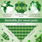 Weewooday 50 Pcs St Patricks Day Bandanas Bulk - Image 3