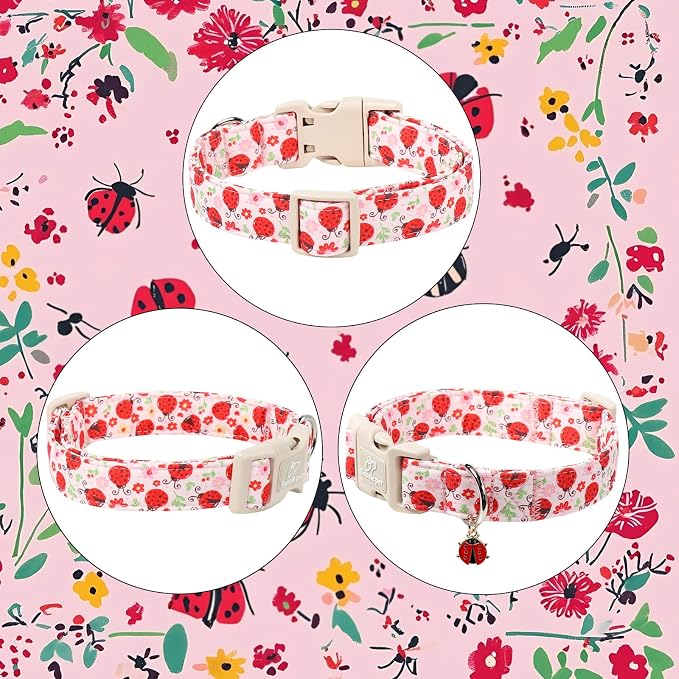 Lucky Ladybug Dog Collar for Puppy Small Dogs - Image 7