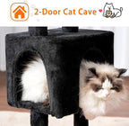 Heybly Cat Tree, 39.4 Inches Gothic Tower Condo - Image 6