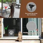 NAMSAN Cat Screen Door, Flap Opening 8 x 10 inches, Cat Door - Image 3