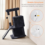 Yaheetech Cat Tree for Indoor Pets, 36in Tower Condo w/Extra Large Perch - Image 7